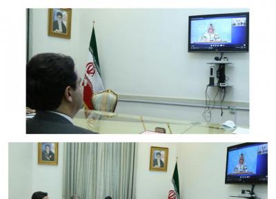 گفتگوی ویدئو کنفرانسی سخنگوی وزارت امور خارجه ایران و روسیه