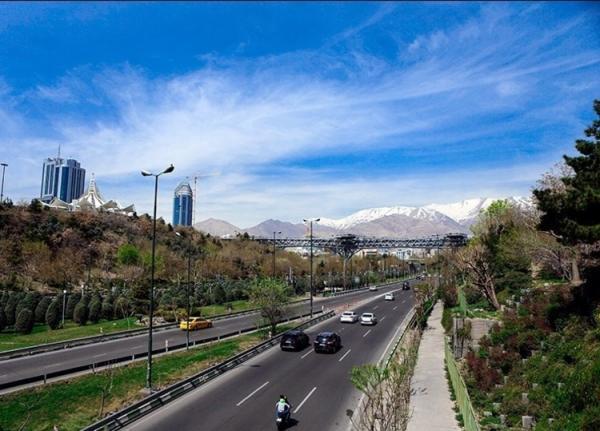 شاخص کیفیت هوای تهران امروز دوشنبه 18 اسفند؛ تداوم هوای مطلوب شاخص کیفیت هوای تهران امروز دوشنبه 18 اسفند؛ تداوم هوای مطلوب پایتخت